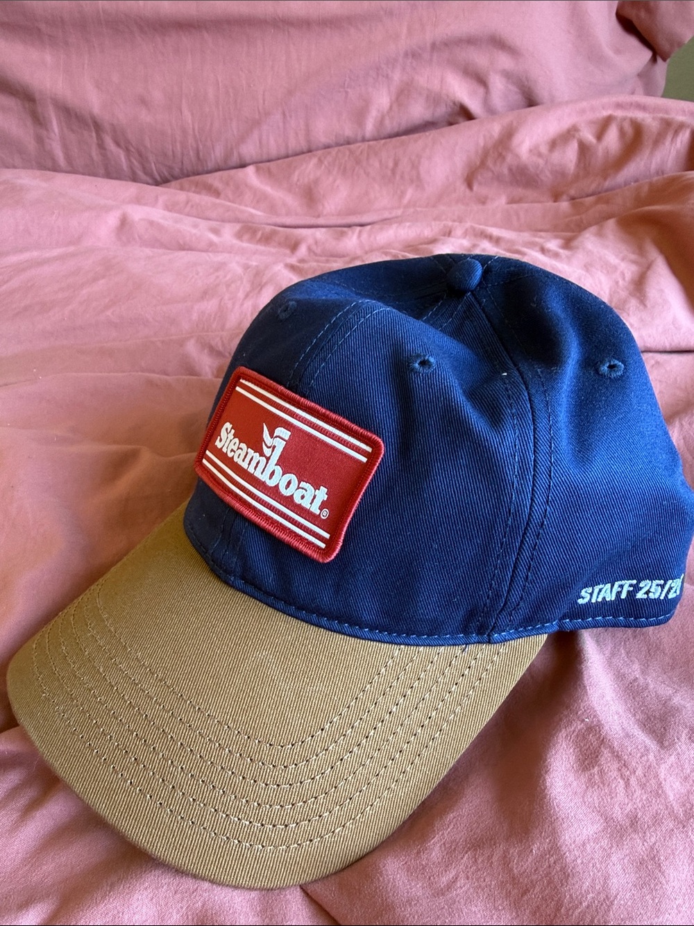 Steamboat Navy & Tan Baseball Cap